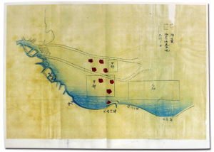 大日本水産會報告第2号に掲載された講演録の漁場図