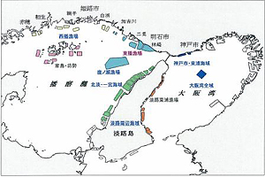 海苔養殖漁場図