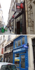パリ市内の寿司屋